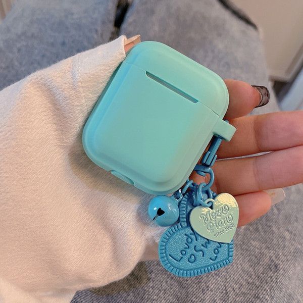 Cover Case Vỏ bảo vệ Airpod SILICONE CHỐNG BẨN màu BASIC + kèm Móc Khóa Airpod 1/2/3/Pro/Pro2