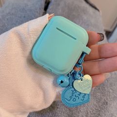 Cover Case Vỏ bảo vệ Airpod SILICONE CHỐNG BẨN màu BASIC + kèm Móc Khóa Airpod 1/2/3/Pro/Pro2