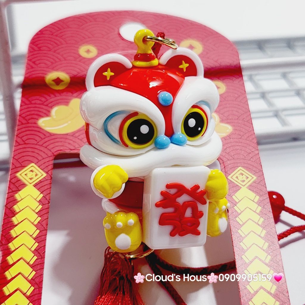 KHÁNH Lân Rồng chúc TẾT ( treo xe hơi)