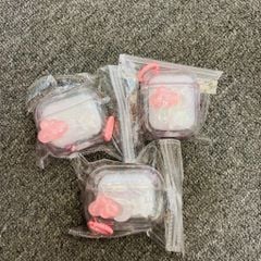 Cover Case Vỏ bảo vệ Airpod Trong Charm Mây-Ngôi Sao-Mặt Trăng Nước Bling bling Airpod 1/2/3/Pro/Pro2 (2 màu)