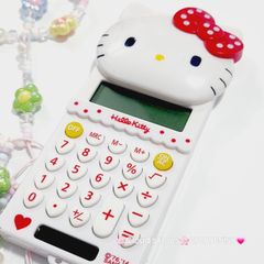 Máy Tính Hello Kitty Mini Cầm Tay (3 màu) - kèm dây charm KT966