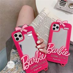 Case Ốp điện thoại iPhone SU DẺO Barbie Ốp gương iPhone 7Plus/8Plus/X/Xs/XsMAx