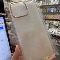 Case Ốp điện thoại iPhone Bling Bling Camera viền vàng Siêu Sang iPhone 12/13/14/15/16/Pro/Promax