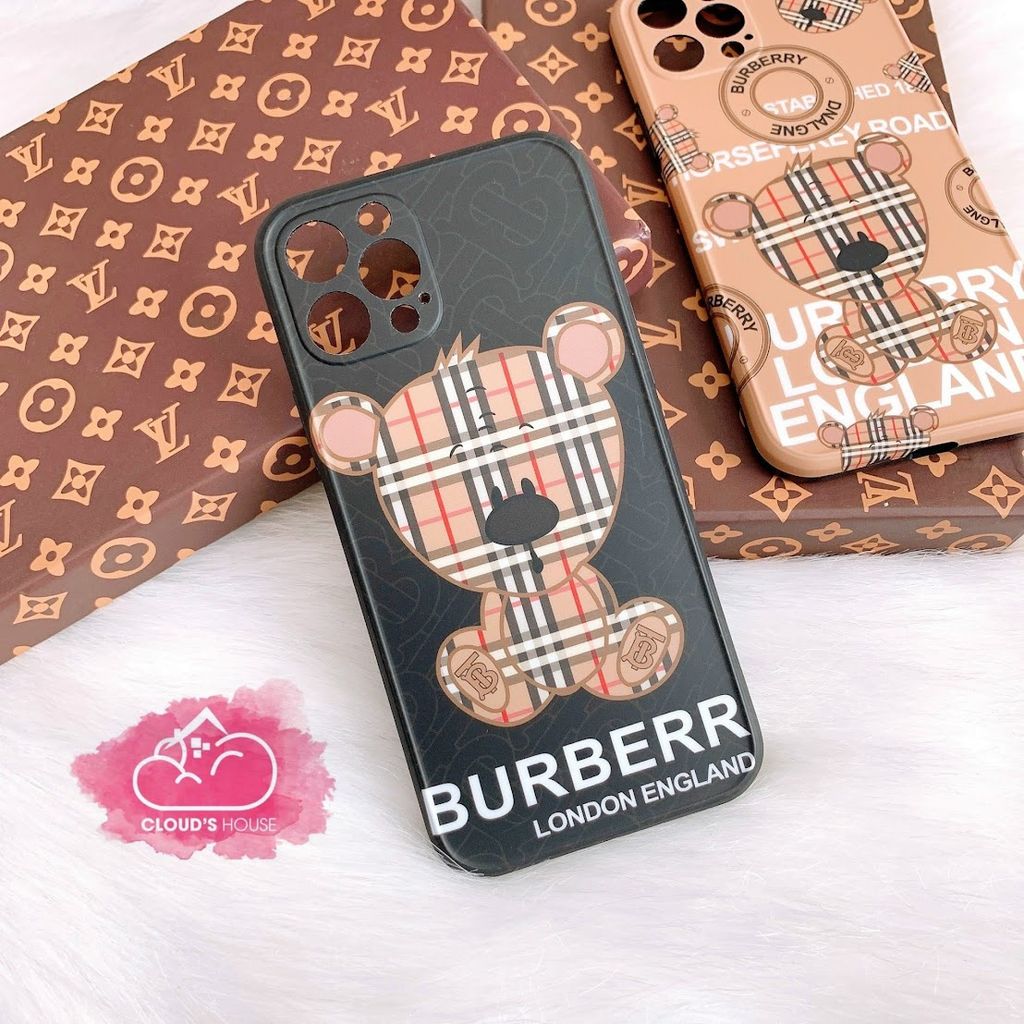 CASE IPHONE Gấu BURBERRY Bóng