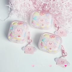 Cover Case Vỏ bảo vệ Airpod Heo hồng thiên thần phao trong Airpod 1/2/3/Pro/Pro2