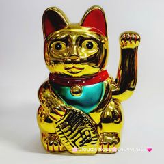 Mèo Thần Tài Mạ Vàng Nhiều Mẫu Nhiều Size