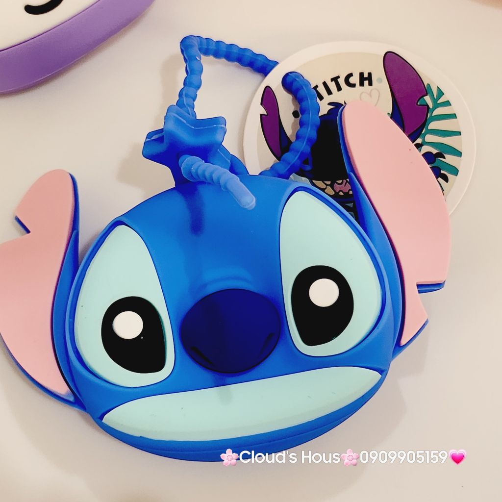 Bóp Móc Khóa Silicone Nhân vật hoạt hình SANRIO Chính hãng Kuromi Melody Stitch Cinnamoroll Ếch
