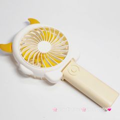 Mini Fan - Quạt Cầm Tay Có Tai Sừng Nhiều màu
