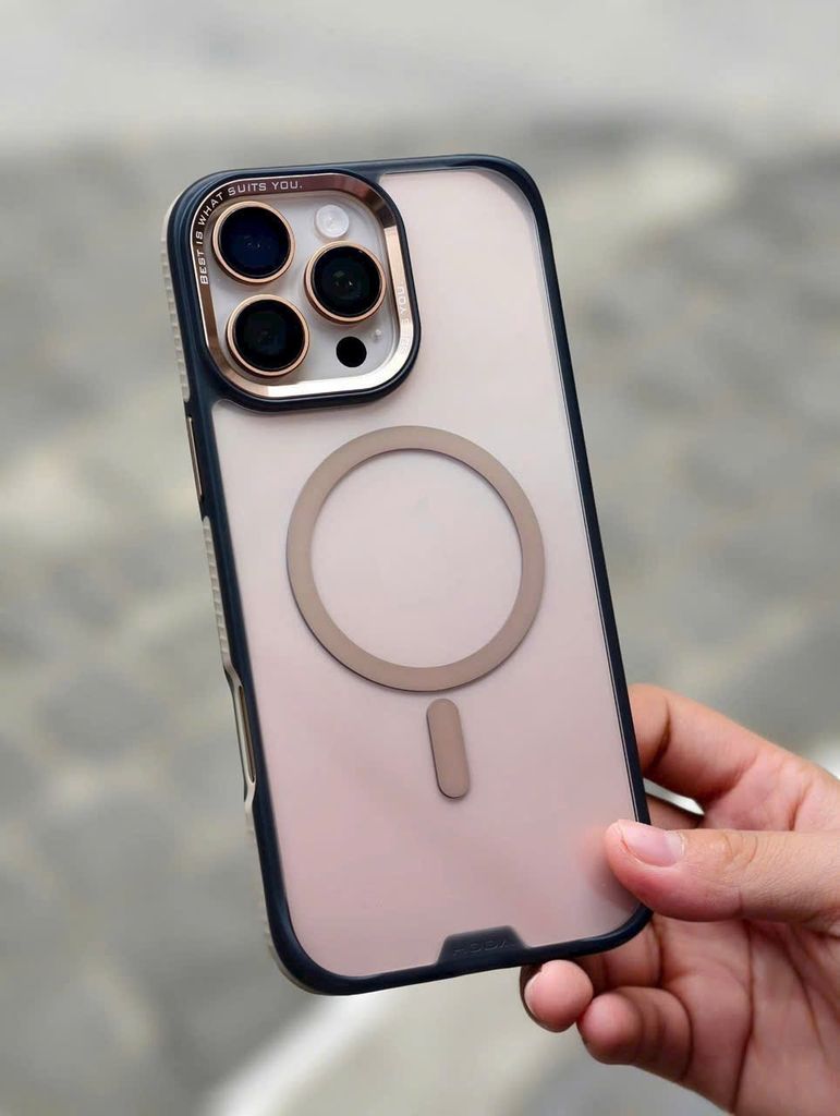 Case Ốp điện thoại iPhone Ốp Hoda Multicolor hỗ trợ sạc không dây cao cấp chính hãng cho 16 Pro, 16 Pro Max