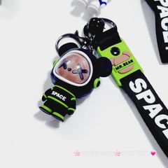Móc Khóa Gấu BearBrick Đội Mũ Phi Hành Gia Space