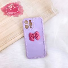 CASE IPHONE ICON NỔI Bóng Nơ Xinh Xắn