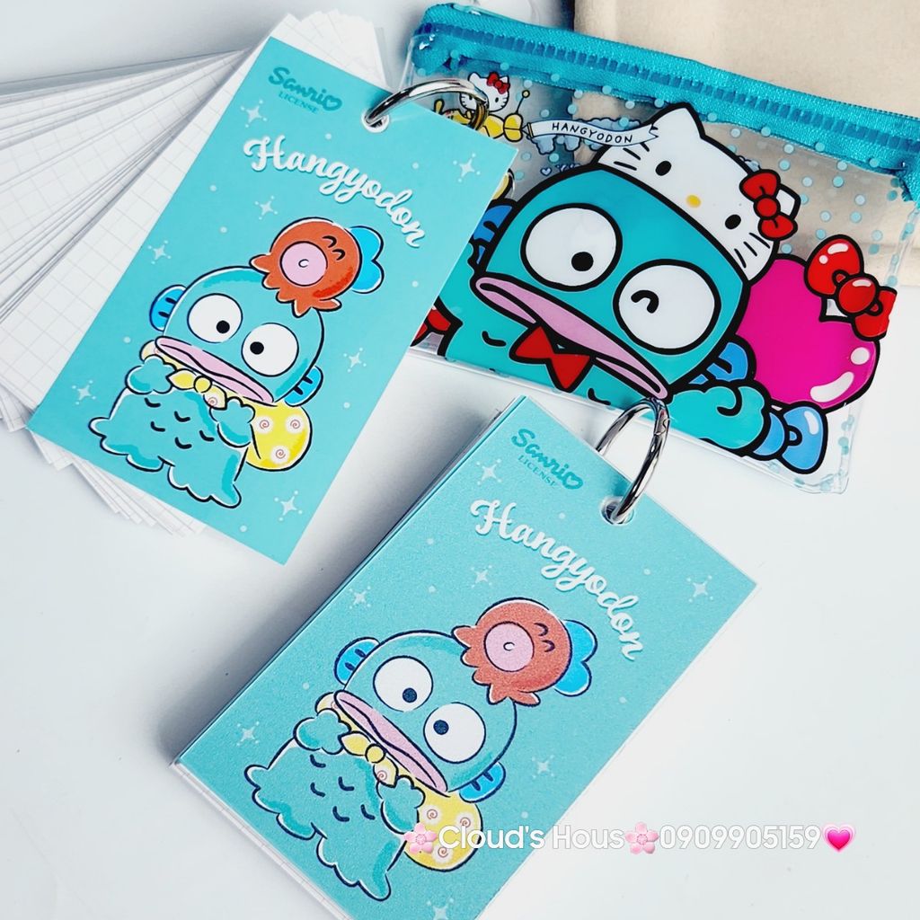 SỔ NOTE Có Bìa Cứng Hangyodon & Kuromi