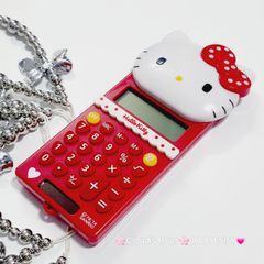 Máy Tính Hello Kitty Mini Cầm Tay (3 màu) - kèm dây charm KT966