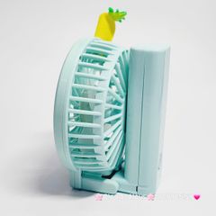 Quạt Cầm Tay Trái Cây & Con Thú Icon Nổi 1 màu
