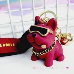 MÓC KHÓA Chó BULLDOG Đeo Kính Cool Ngầu