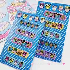 Băng keo cá nhân, dán vết thương Hello Kitty, Cú Mèo, Bọt Biển, One Piece,...