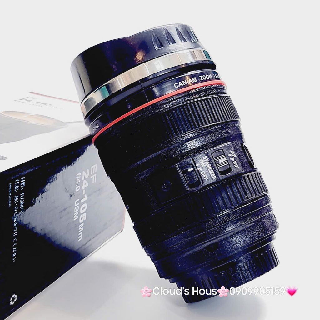 Ly Nước Hình Ống Kính Camera Caniam