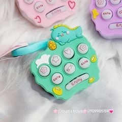 MÓC KHOÁ Đồ Chơi Bấm Pop it đèn nhạc