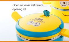 Hộp Cơm, Cặp Lồng Giữ Nhiệt Inox 3 Tầng Có Quai Sách Hình Minion Siêu Cute Đáng Yêu, Hộp Cơm Giữ Cực Tốt