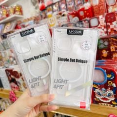 Case Ốp điện thoại iPhone Likgus Trong Magsafe Không Vàng iPhone 11/12/13/14/15/16/Pro/Plus/Promax
