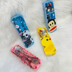 Bộ Đũa - Muỗng - Thìa kèm Hộp dễ thương