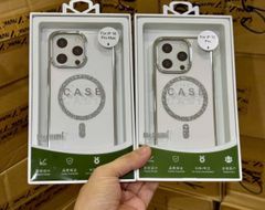 Case Ốp điện thoại iPhone Trong Magsafe Kim tuyến Bling Bling Memumi iPhone 15/16/Promax
