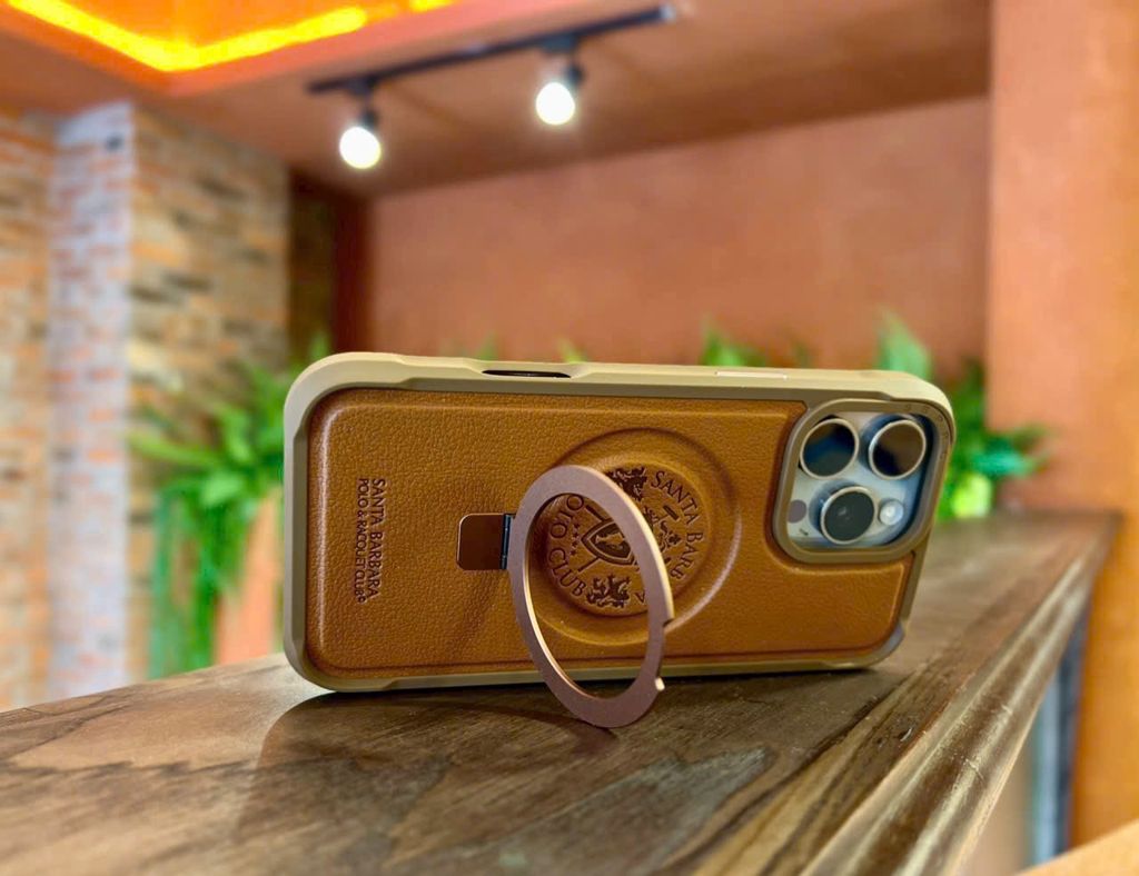 Case Ốp điện thoại iPhone Da Magsafe Santa Barbara Polo & Racquet Club Chống dựng iPhone 16/Pro/Promax