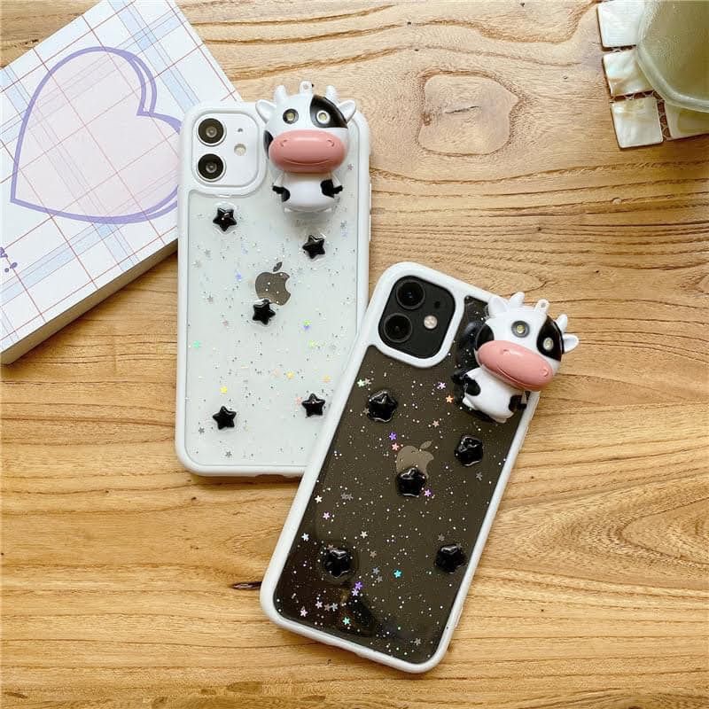 CASE iPhone TRONG BÒ SỮA CÓ ĐÈN