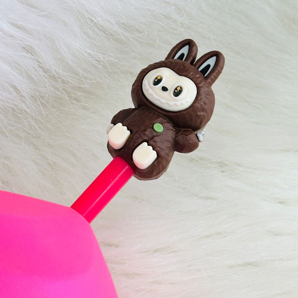 Ly Giữ Nhiệt Labubu Nắp Silicone Có mút chặn