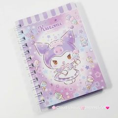 Sổ Tay - Sổ Lò Xo Mini Kuromi Dễ Thương Cho bé (ĐÀI LOAN)