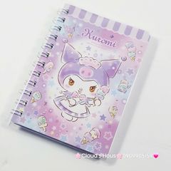 Sổ Tay - Sổ Lò Xo Mini Kuromi Dễ Thương Cho bé (ĐÀI LOAN)