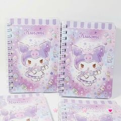 Sổ Tay - Sổ Lò Xo Mini Kuromi Dễ Thương Cho bé (ĐÀI LOAN)