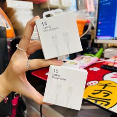 Cáp sạc USB-C iPhone 15/Pro/Promax 1m TypeC-TypeC