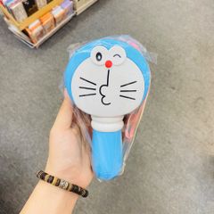 Mini Fan - Quạt Cầm Tay Kèm Gương Doraemon