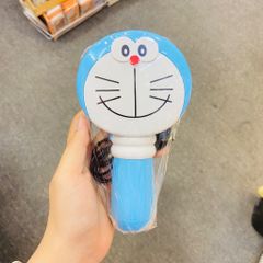 Mini Fan - Quạt Cầm Tay Kèm Gương Doraemon