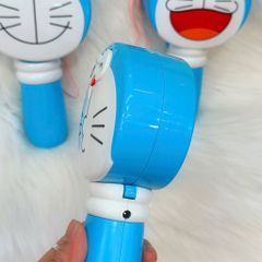 Mini Fan - Quạt Cầm Tay Kèm Gương Doraemon