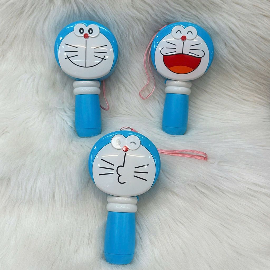 Mini Fan - Quạt Cầm Tay Kèm Gương Doraemon