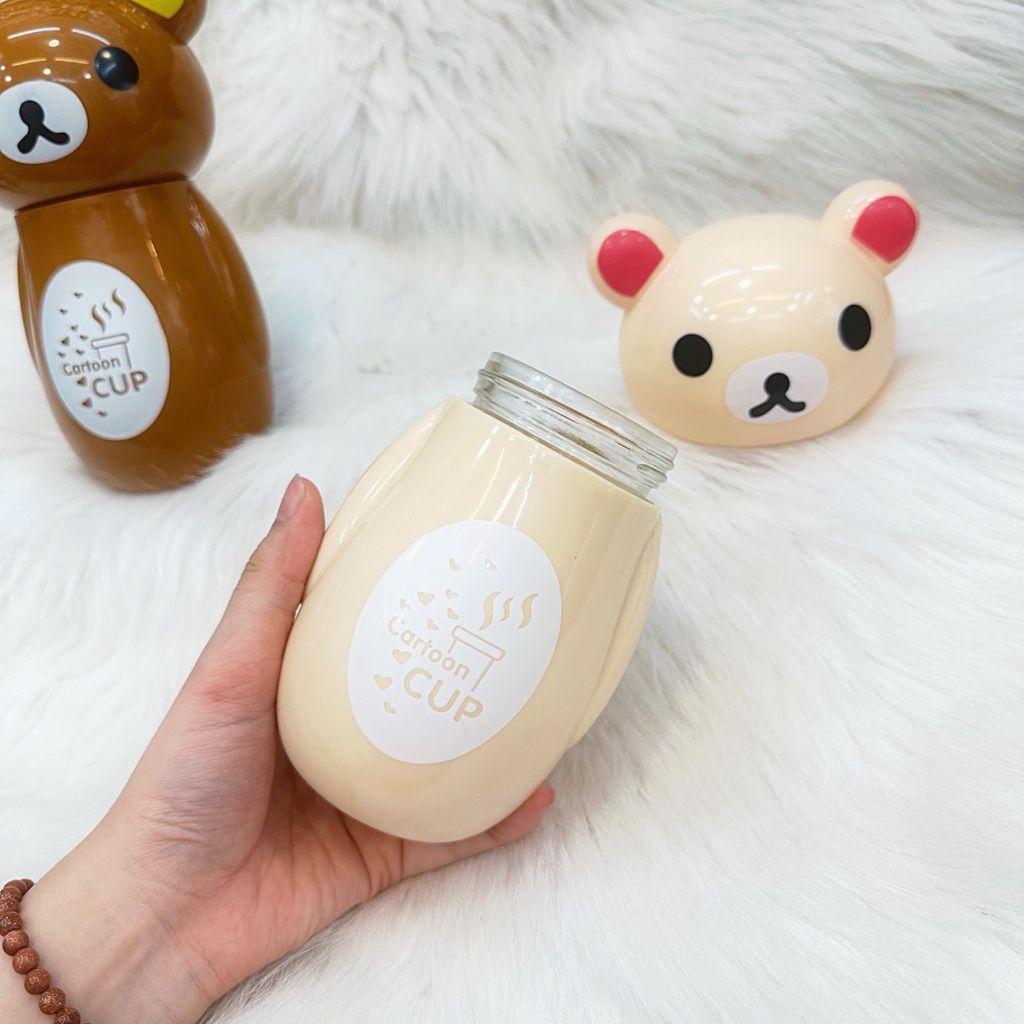 Bình Nước Hoạt hình Rilakkuma ( 02 màu)