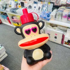 Bình nước giữ nhiệt Khỉ Đeo Kính Có quai cầm cho bé