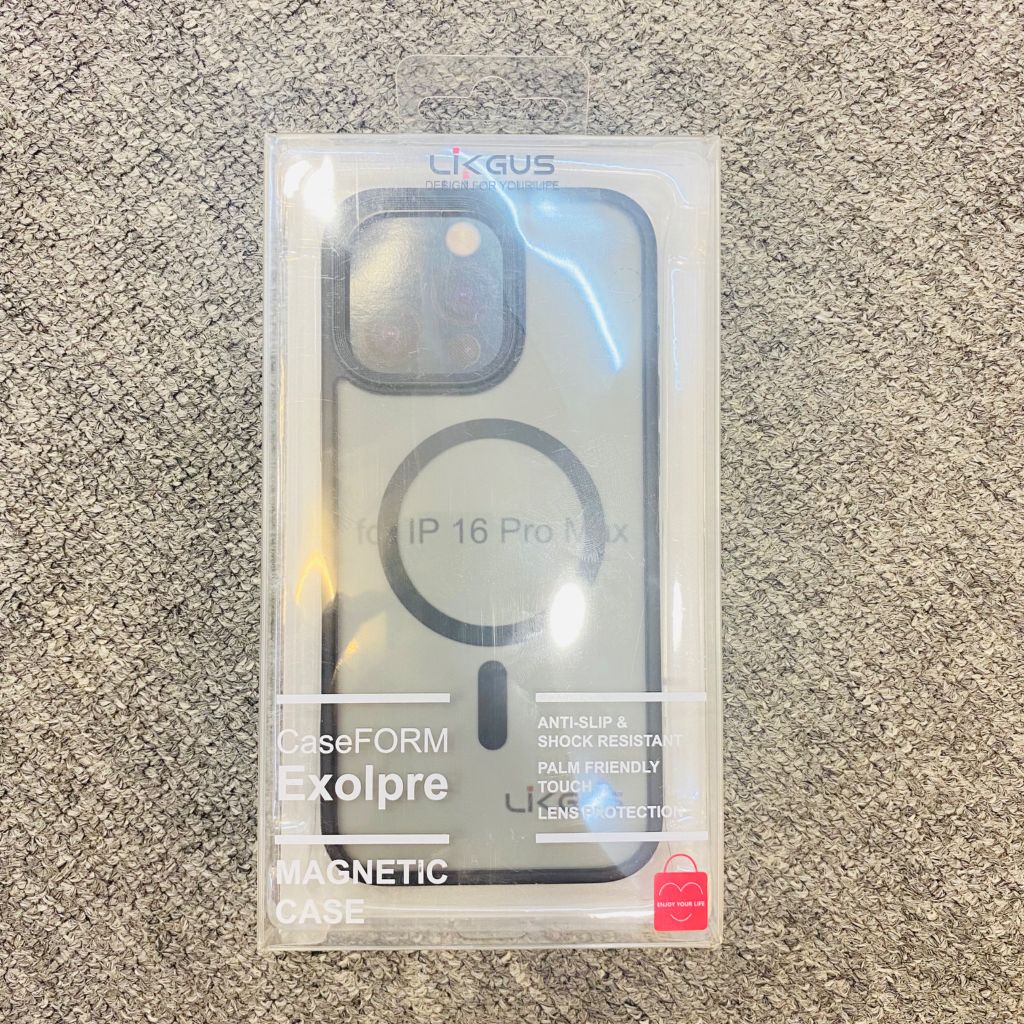 Case Ốp điện thoại iPhone Likgus Nhám Magsafe Viền Màu iPhone 16/Plus/Pro/Promax