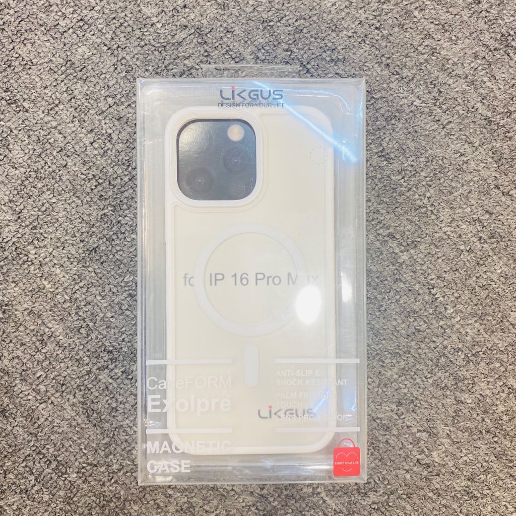 Case Ốp điện thoại iPhone Likgus Nhám Magsafe Viền Màu iPhone 16/Plus/Pro/Promax