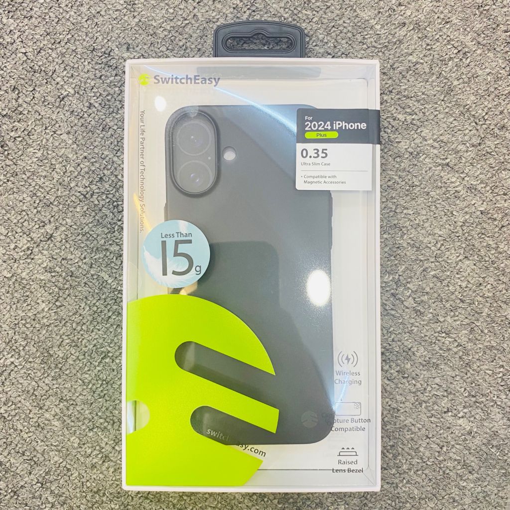 Case Ốp điện thoại iPhone Switcheasy Ultra Slim Nhám Lụa Siêu Mỏng 0.35mm 16/Plus/Pro/Promax