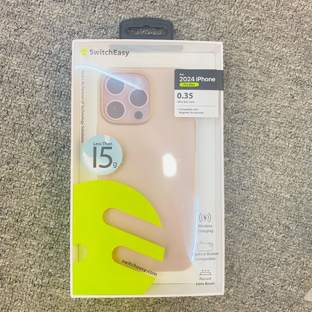 Case Ốp điện thoại iPhone Switcheasy Ultra Slim Nhám Lụa Siêu Mỏng 0.35mm 16/Plus/Pro/Promax
