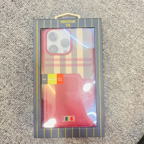 Case Ốp điện thoại iPhone Mentor VII Da Đựng Card iPhone 16/17/Plus/Pro/Promax