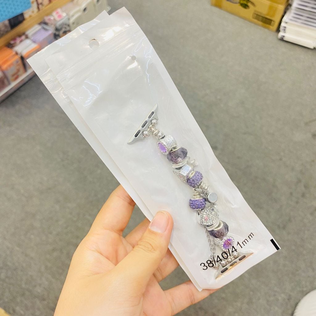 Dây Apple Watch Pandora Charm đá siêu sang