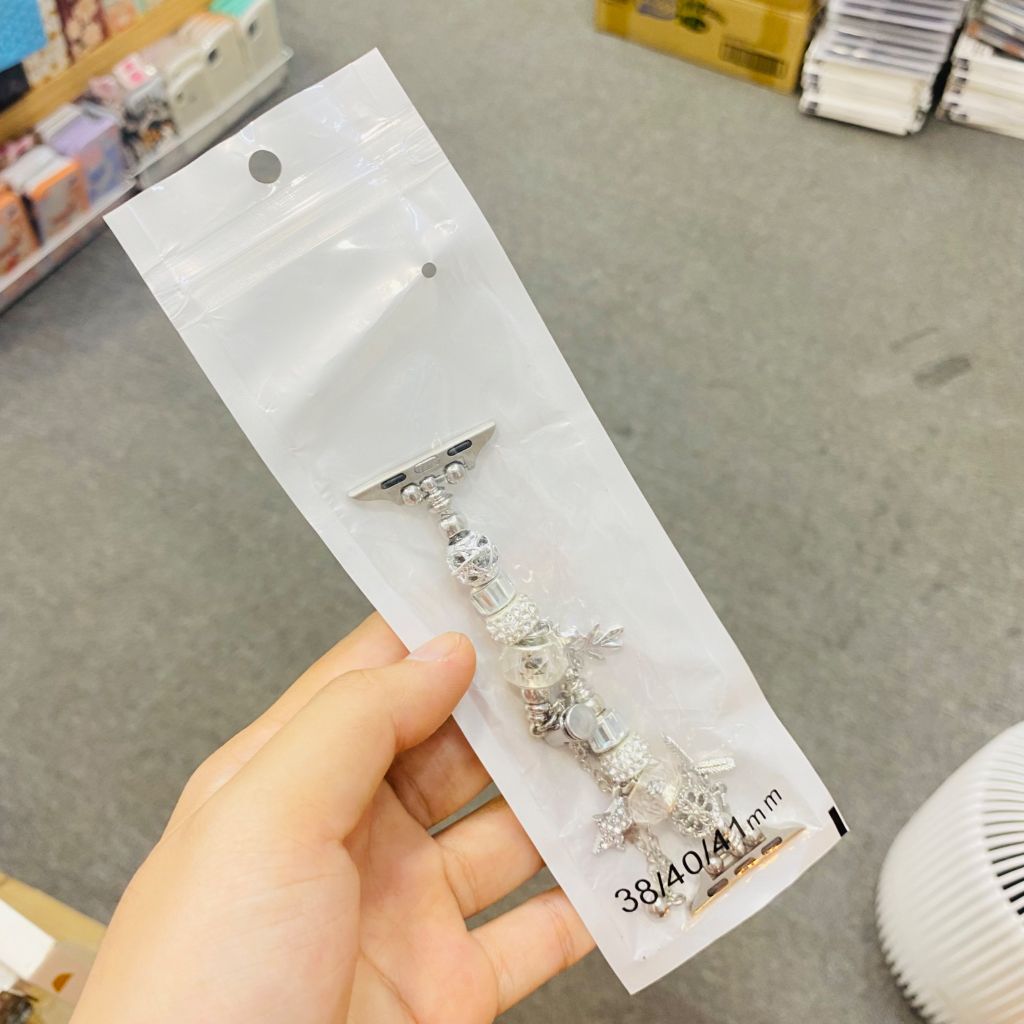 Dây Apple Watch Pandora Charm đá siêu sang
