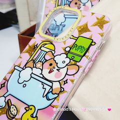 Case Ốp điện thoại iPhone Likgus Puppy Nền Hồng Hologram iPhone 12/13/14/15/Pro/Promax