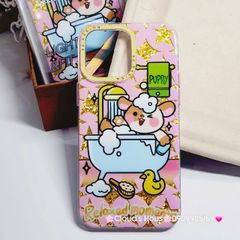 Case Ốp điện thoại iPhone Likgus Puppy Nền Hồng Hologram iPhone 12/13/14/15/Pro/Promax