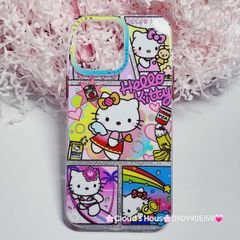 Case Ốp điện thoại iPhone Likgus Hello Kitty Kim Tuyến Bling Bling iPhone 12/13/14/15/Pro/Promax