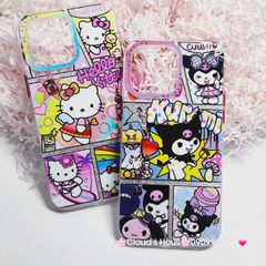 Case Ốp điện thoại iPhone Likgus Hello Kitty Kim Tuyến Bling Bling iPhone 12/13/14/15/Pro/Promax